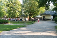 Pavillon im Park