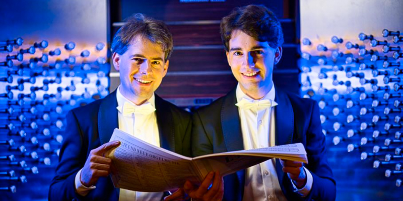 Orgelduo Markus und Pascal Kaufmann. Foto: Laurenz Grieger